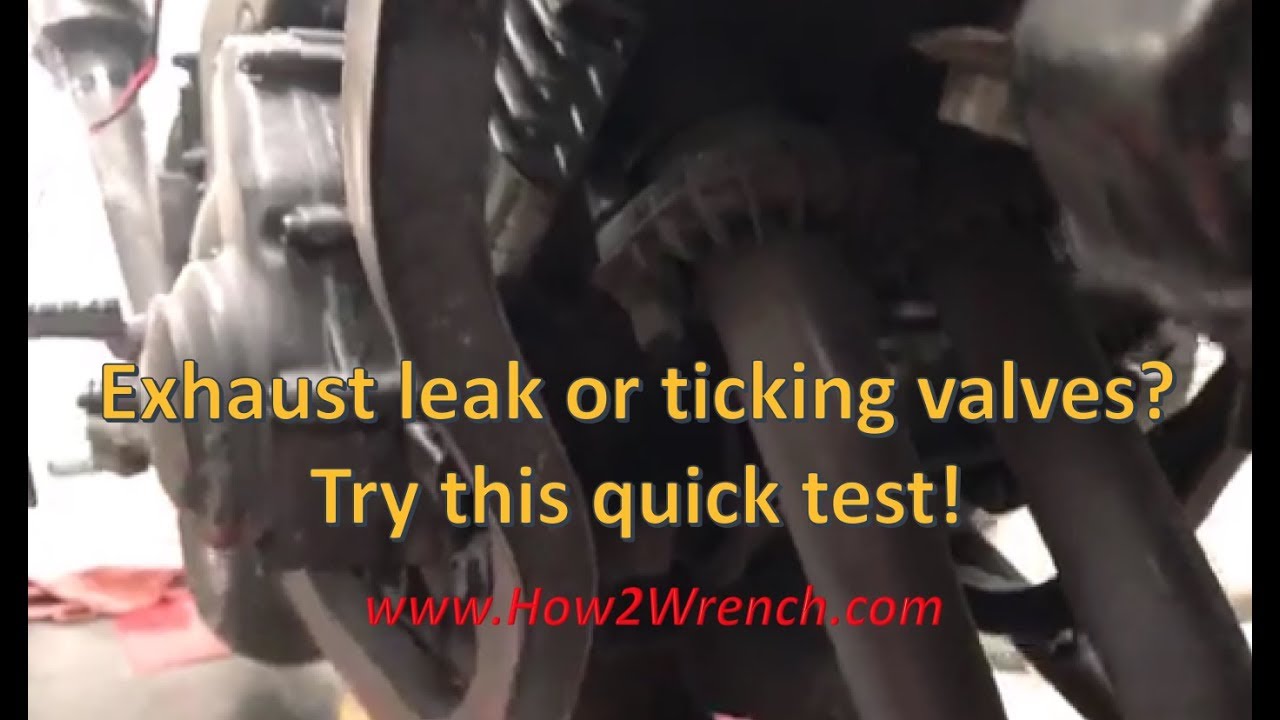 How to test for an exhaust leak! 100% verification!