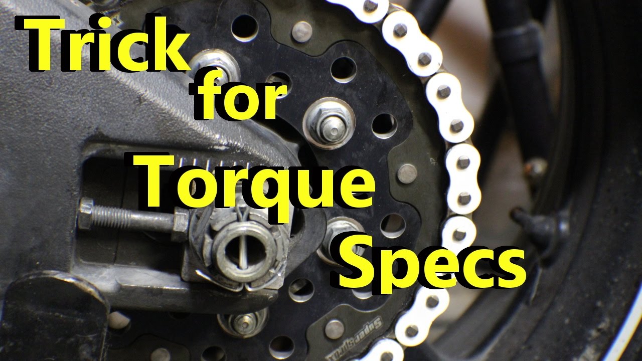 Trick for Getting Torque Specs