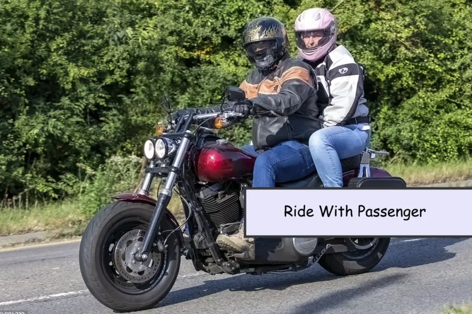 How To Ride A Motorcycle With A Passenger