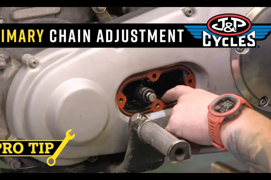 Adjusting Primary Chain Harley Davidson