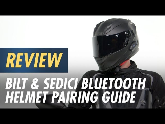 BiLT & Sedici Bluetooth Helmet Pairing Guide - YouTube