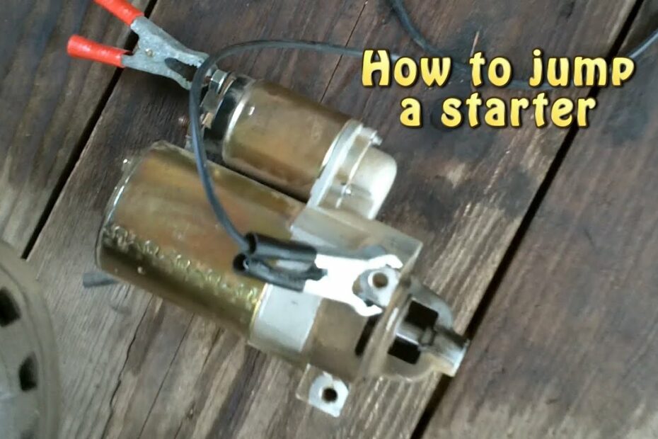 How to Jumpstart a Starter Solenoid