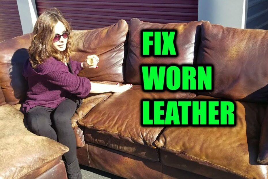 How to Fix Faded Leather, Dried, Scratched, Worn Leather