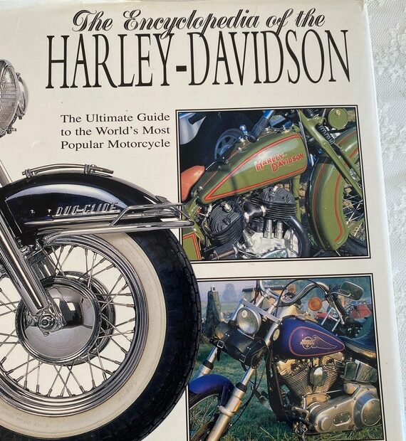 Vintage Book the Encyclopedia of the Harley Davidson by Peter ...