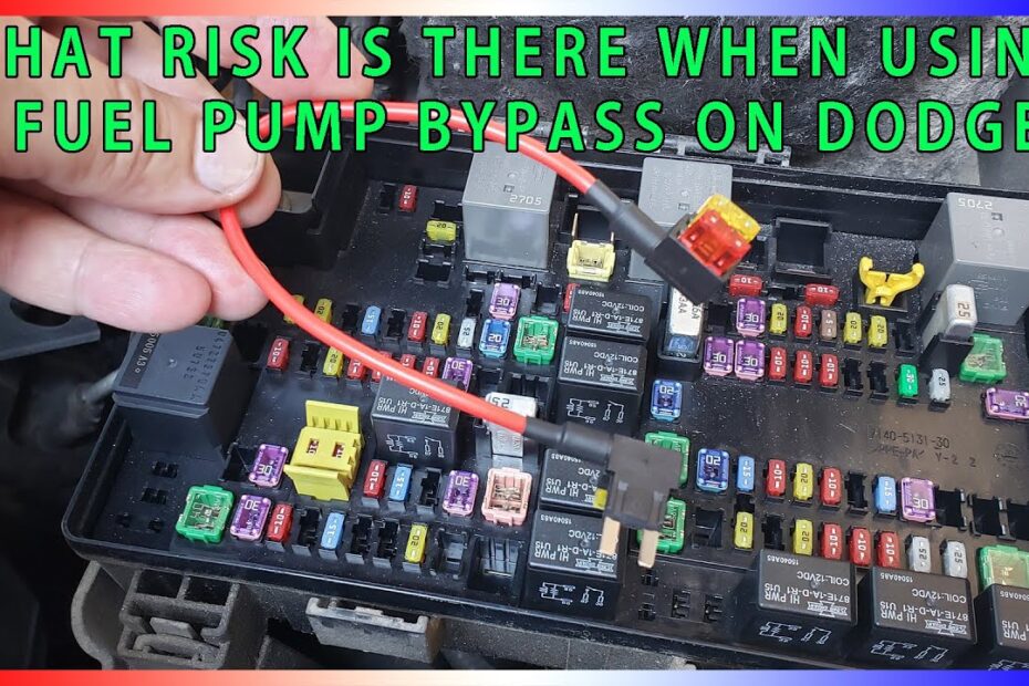 The Safety Feature you are Eliminating when Using a Fuel Pump Bypass on  Dodge and Chrysler vehicles.