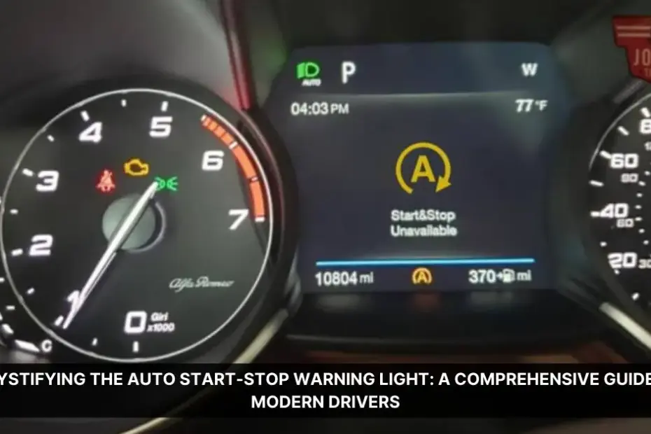 Demystifying the Auto Start-Stop Warning Light: A Comprehensive ...