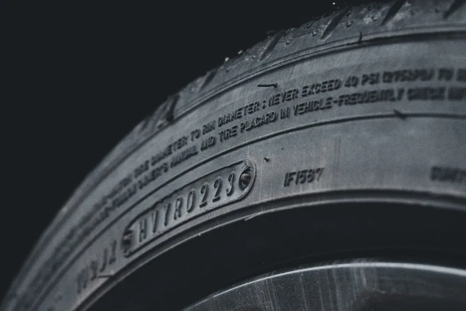 motorcycle tire sidewall markings